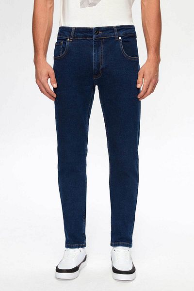 Twn Τζιν παντελόνι Super Slim Fit Navy Blue Denim