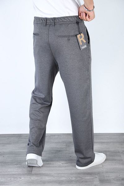 Rokın's Personality Knitted Baggy Pants - Pleated, Elastic Waist and Comfortable Cut