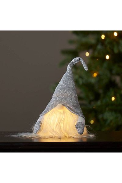 Eglo 411469   "Joylight" Led Plastic Textile Fabric - Silver-White Dwarf, 28cm High