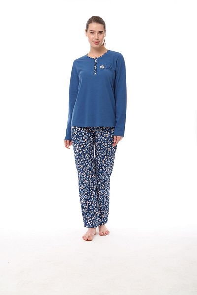 Pijadore 1558 Costum de pijama cu mânecă lungă pentru femei Big Beeden