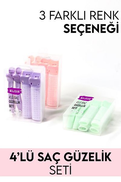 MUJGAN Hair Styling Set of 4 – Stylish and Easy to Use