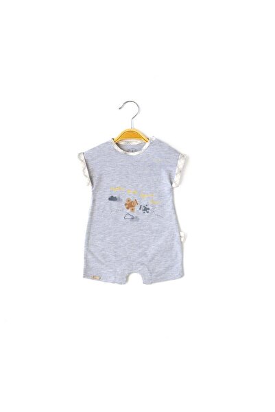 Babydola بذلة من القطن الممشط بأكمام قصيرة للأطفال الأولاد - 12903