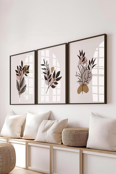 Postifull Set de picturi cu rame, 3 bucăți de rame negre și set de postere cu...