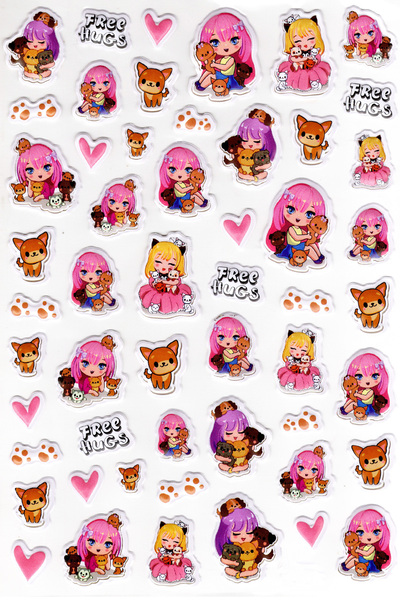 Limmy Autocolant în relief pentru notebook, autocolant pentru planificator-(l...