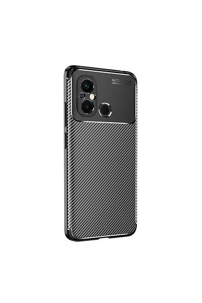 zore غطاء حماية سيليكون Zore Negro لهاتف Redmi 12C - أسود