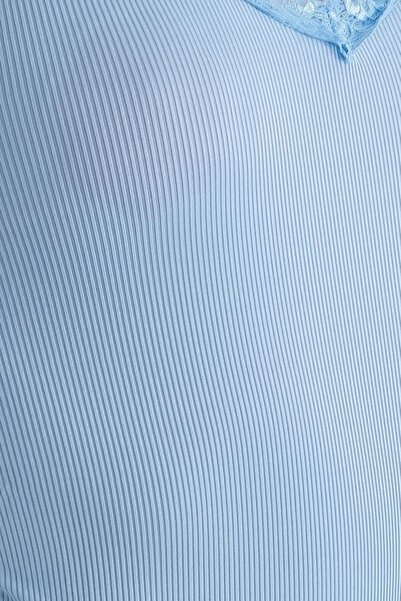 Hiccup Δαντελένιο μπλουζάκι με λαιμόκοψη V με λεπτομέρειες