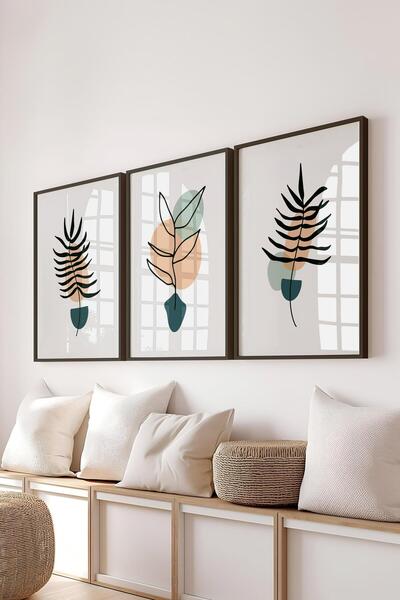 Postifull Set de picturi cu rame, 3 bucăți de rame negre și set de postere cu...