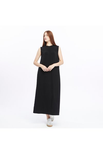 ilmek 24099 Women's Pleated Zero Sleeve Dress