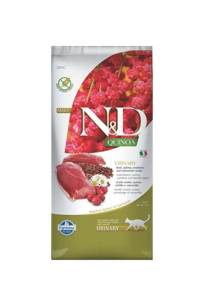 N&D Kinoa Skın Urinary Ördek Adult Cat 5 Kg