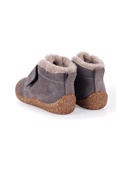 Merli&Rose Taupe Semišové boty First Step pro miminko - 101-21P