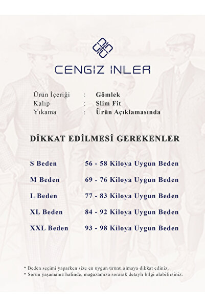 Cengiz İnler Cengiz Inler Men's Shirt with Cufflinks