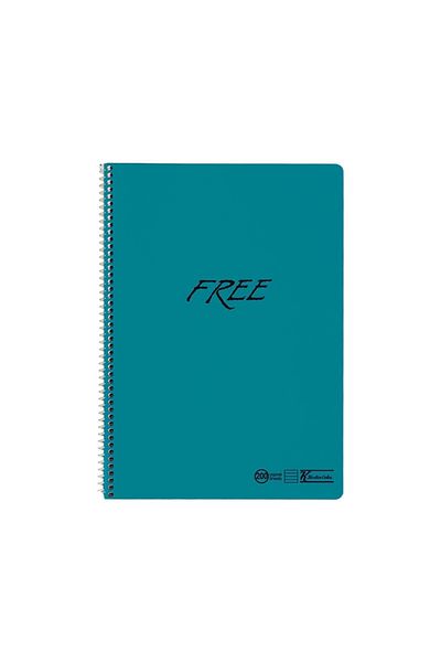 KESKİN COLOR Keskin Free Pp Cover Spiral Notebook A4 200 Yp.lined