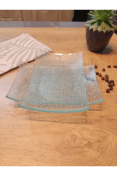 Zuzu Dots Dikdörtgen Cam Tabak-13x19cm 2'li Set