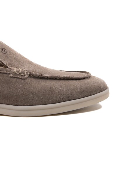 TEZCAN KUNDURA Allegro Genuine Suede Leather Laceless Earth Loafer Men's Shoes