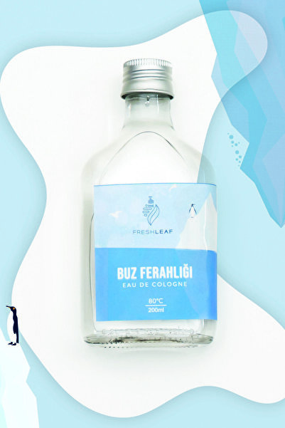 TrendHediye Freshleaf Kolonya Cam Şişe 200ml (BUZ FERAHLIĞI)