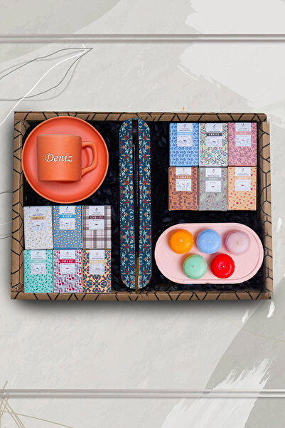 TrendHediye 12 Çeşit Aromalı Türk Kahvesi Deneyim Kiti, Fincan - Tütsü - Mum ...