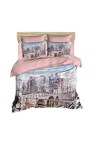 Fabeteks Winter Walk by Amster 3D Digital Double Duvet Cover Set