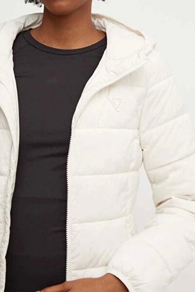 Guess NEW ALETA LONG PUFFE Жіночий кремовий пуф V4YL05WF3X0-G1O6