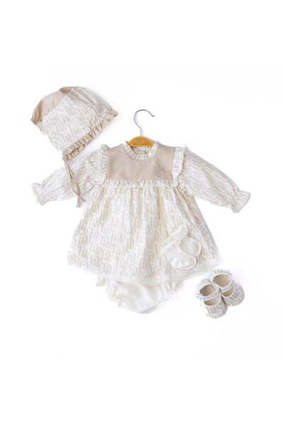 Babydola 5li Kız Bebek Elbise Takım - 13962