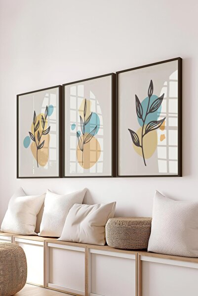 Postifull Set de picturi cu rame, 3 bucăți de rame negre și set de postere cu...