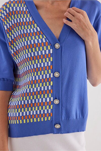 NİQOZZA TRİKO MARSİLİ HIRKA MORCİVERT