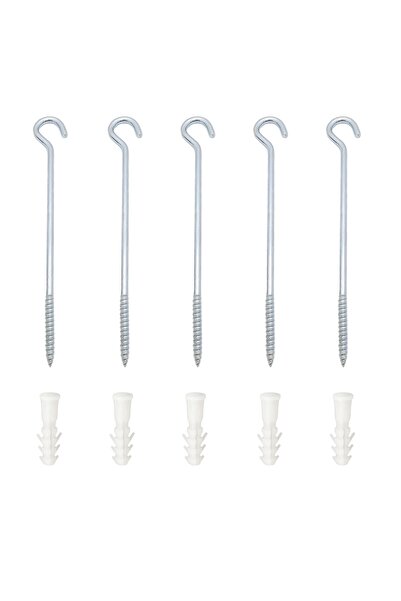 Yapıkan 5 ad. Uzun Açık Piton Kanca 22x200 - Tavana Duy Avize Asma Kancası De...