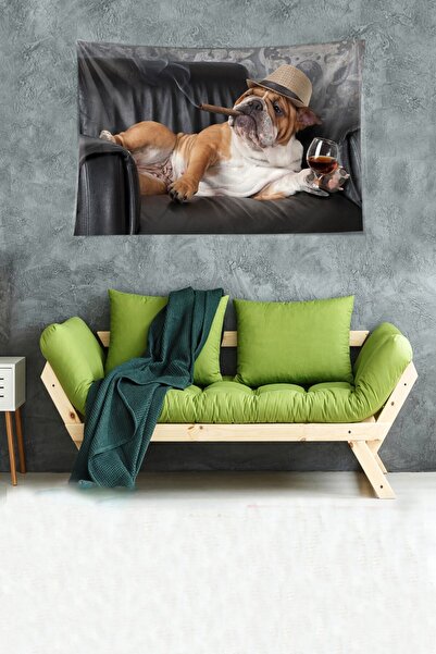 farbala Delightful Pet Dog Stain Resistant Velvet Textured Fabric Wall Cloth Wall Carpet Tapestry