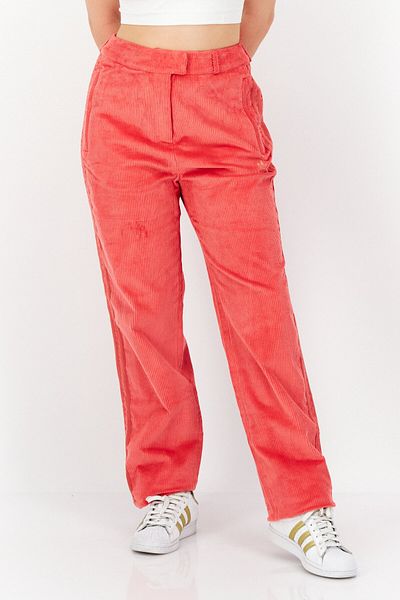 adidas Women Sportswear Fit Training Corduroy Pants, Coral