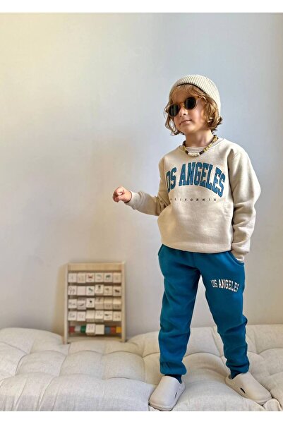 Jolly Kids Σετ φούτερ με στάμπα για αγόρι