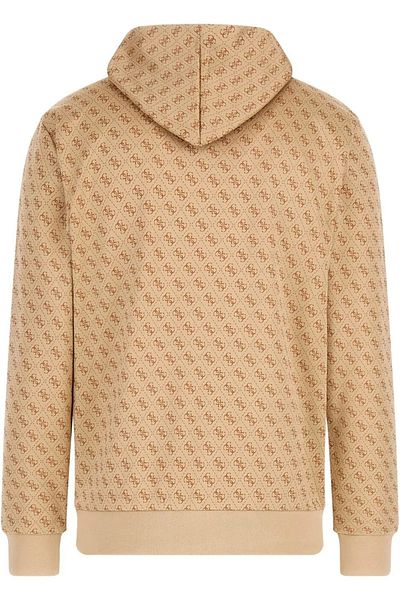 Guess New Korbın Hoodie Sw Men's Beige Sweatshirt Z4Bq30Fl04Q-P13W