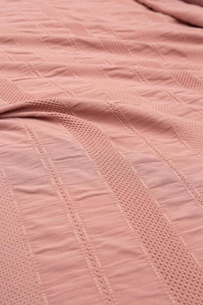 Altınbaşak River Blush Double Pique Set - Light and Stylish