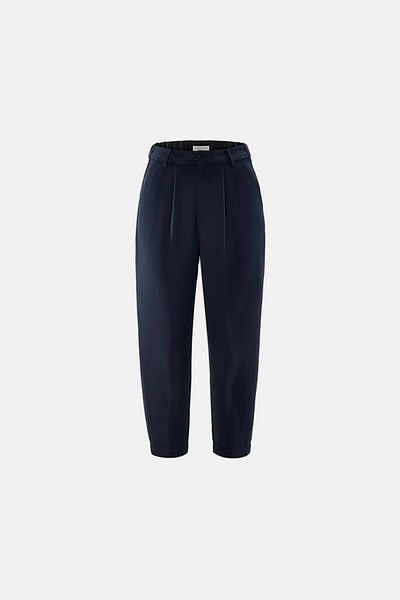 Tchibo Women Essential Plain Pants, Navy