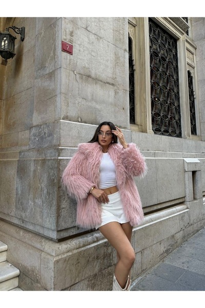 SONREİR SZŐRME KABÁT, HOSSZÚ CSIPKEZSEB RÉSZLET