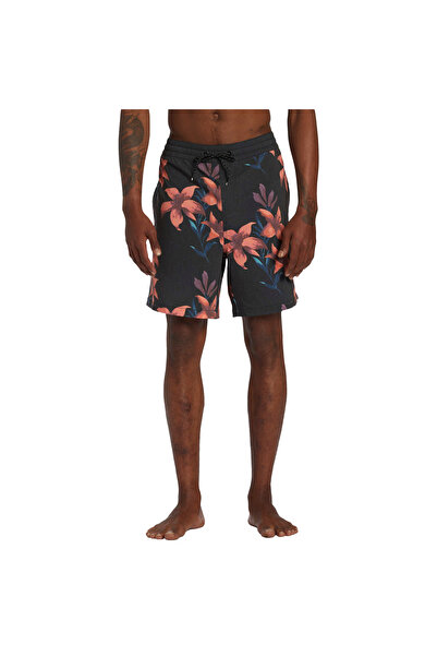 BİLLABONG Sundays Layback Men's Black Volley Shorts Men's Volley Shorts Abyjv00122