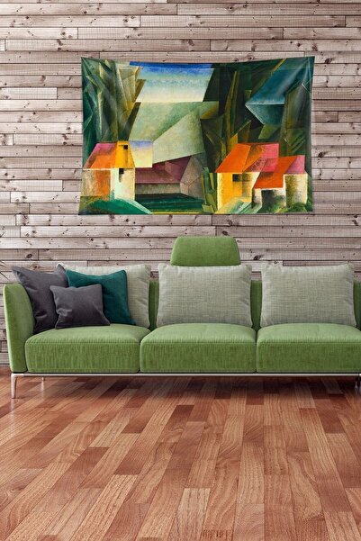 uygun dekor Multi-Colored Cubic Design Stain-Proof Velvet Fabric Wall Cloth W...