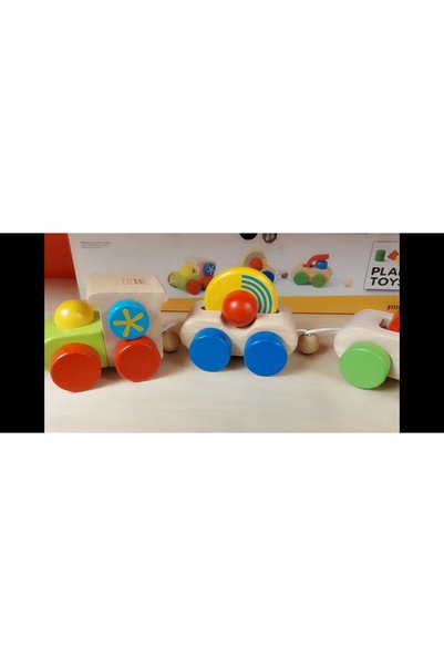 PLANTOYS Plan Toys Mutlu Tren Ahşap Oyuncak