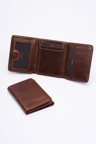 Fossil Genuine Real Leather Men's Card Holder Wallet 8112