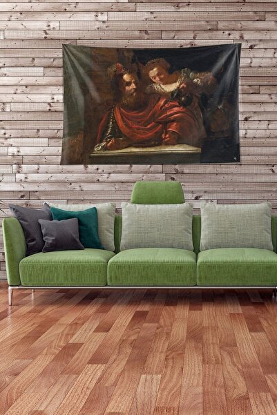 farbala Multi-Colored Goblet Filling Patterned Stain-Proof Velvet Fabric Wall Cloth Wall Carpet Tapestry