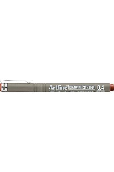 artline 0.4 Mm Sepia Drawing Pen - 234n Drawing System