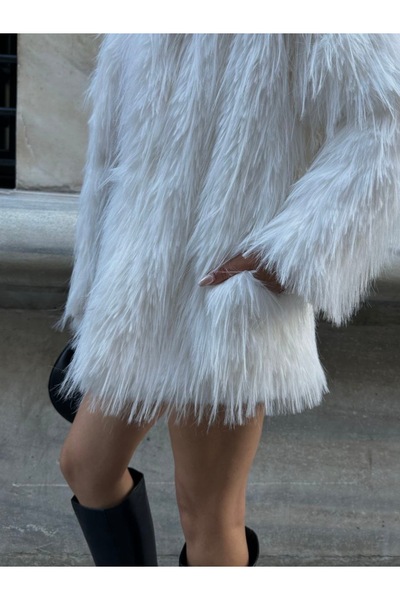 SONREİR Kabát s dlouhou kapsou na řasy