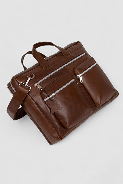 Lederax Genuine Leather Briefcase Laptop Bag Ld506