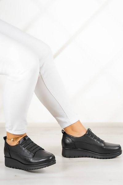 Erkan Saçmacı Tamsin Black Piele Veritabila - Pantofi Casual