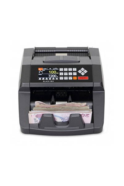 Bill Counter Black Mix Para Sayma Makinesi TL Karışık Sayım, Euro ve USD Adet Sayım