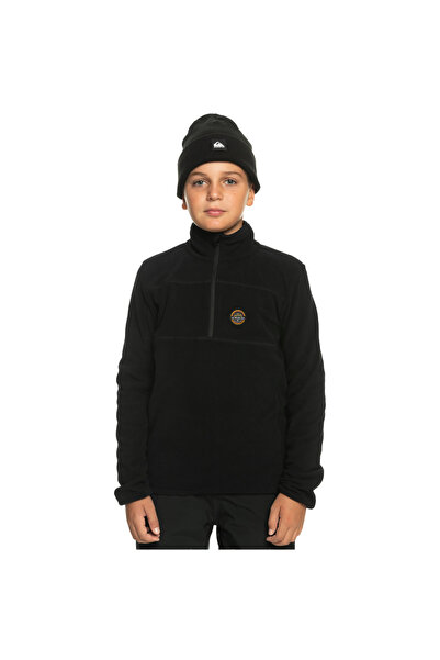 Quiksilver Siyah Erkek Polar Üst EQBFT03862 AKER HZ YOUTH FLEECE