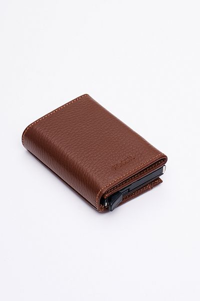 Fossil Genuine Real Leather Men's Mechanized Card Holder Wallet 8111