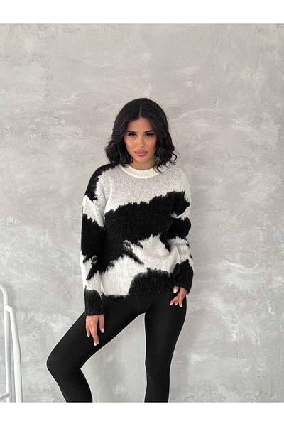 Noa Noa Pulover cu model stropire ridicată