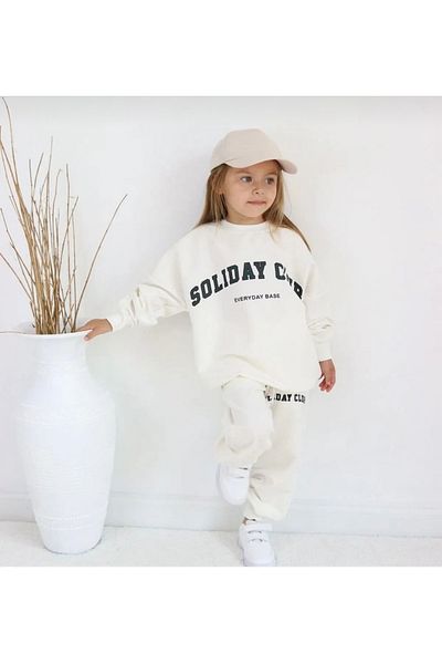 barin kids Unisex Sweatshirt Set