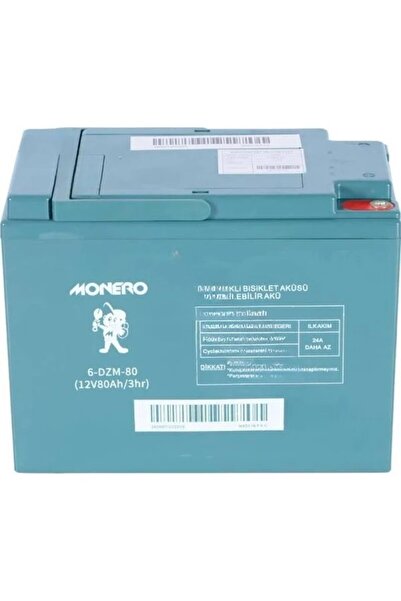 TÜRKMOPET E Bike Kasalı Akü 12V 80 Amper Akü 223*121*174