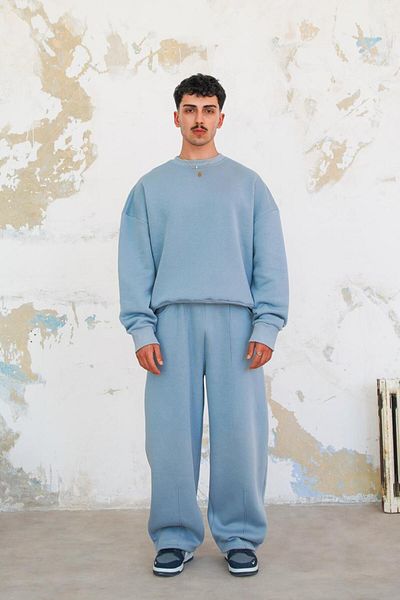 HAFKAGİYİM Baby Blue Cozy Basic Oversize Φούτερ