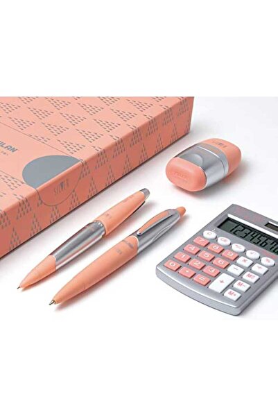 Milan Silver Edition Box Üçgen Pembe Kutu Gümüş Hediye Seti